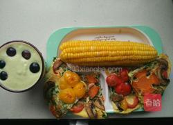 鸡蛋蔬菜低脂披萨的做法图解5