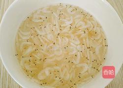 虾皮拌鸡毛菜的做法图解2