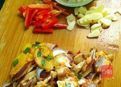 鸡肫炒豆米的做法图解2