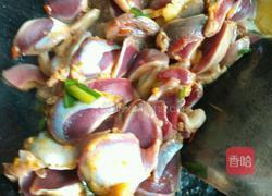 鸡肫炒豆米的做法图解5