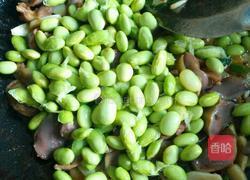 鸡肫炒豆米的做法图解6