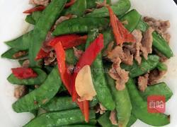 土猪肉炒荷兰豆的做法图解5