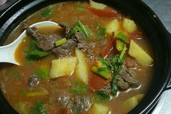 炖土豆牛肉汤（家庭版）