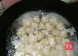菜心嫩肉丸的做法图解3
