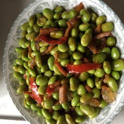 毛豆炒肉丝的做法[图]