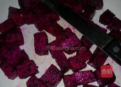 火龙果流心蛋糕的做法图解3