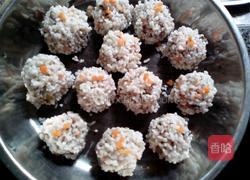 糯米珍珠丸子的做法图解8