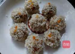 糯米珍珠丸子的做法图解10