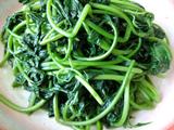 蒜蓉炒蕃薯苗的做法[图]