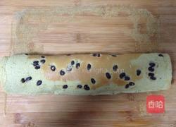 抹茶红豆奶油夹心蛋糕卷的做法图解24