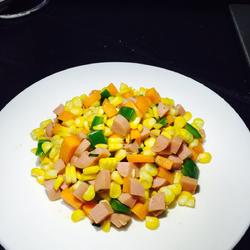 火腿玉米粒的做法[图]