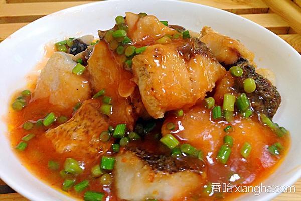 香煎雄鱼的做法_菜谱_香哈网