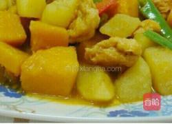 土豆炖南瓜的做法图解3