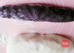 黑米双色馒头的做法图解5