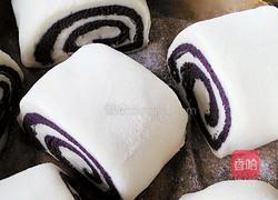 黑米双色馒头的做法图解11