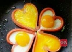 心形火腿煎鸡蛋的做法图解8