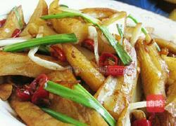 素炒藕条的做法图解6