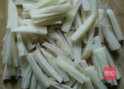 素炒藕条的做法图解1