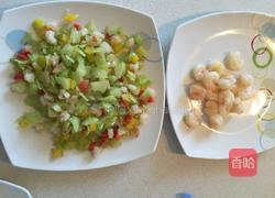 彩椒酿虾仁的做法图解4