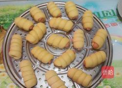 南瓜火腿肠花卷的做法图解8