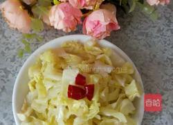 凉拌卷心菜芯的做法图解6