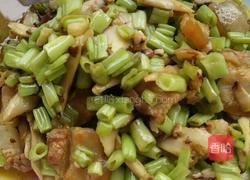 炒空心菜杆的做法图解5