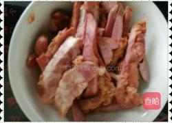 犍孑肉炒扁豆角的做法图解2