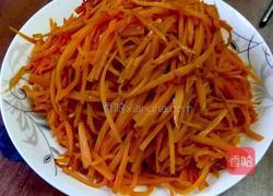 清炒胡萝卜丝的做法图解5
