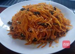 蒜香胡萝卜丝的做法图解4