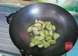 丝瓜油条米粉素汤(原创)的做法图解6