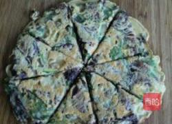 苋菜鸡蛋饼的做法图解7