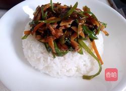 香辣肉丝盖饭的做法图解7