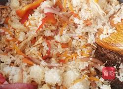 荷叶炒饭的做法图解8