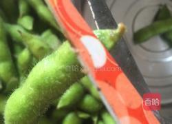 盐水毛豆的做法图解2