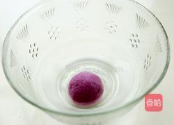 紫薯糯米芝麻球的做法图解7
