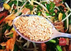 韭菜豆芽炒猪肝的做法图解9