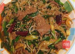 韭菜豆芽炒猪肝的做法图解10