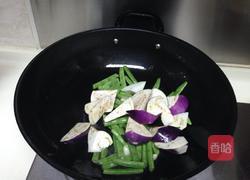 蚝油茄子烧豆角的做法图解5