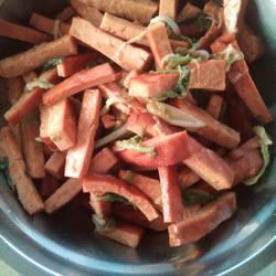 白菜炒豆干的做法[图]