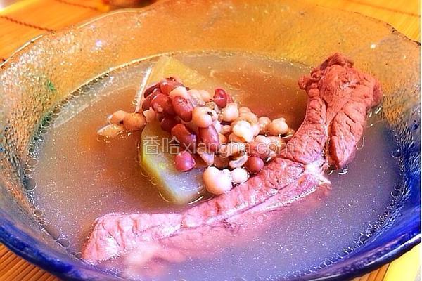 红豆薏米冬瓜排骨汤