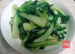 蒜蓉炒小油菜的做法图解4