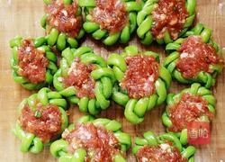 豇豆酿肉的做法图解6