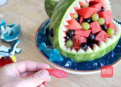 鲨鱼果盘 的做法图解7