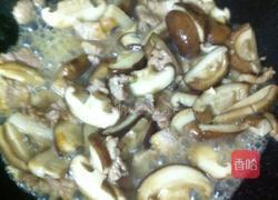 肉片炒香菇的做法图解4