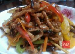 七彩肉丝的做法图解8