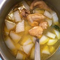 白萝卜鸡汤的做法[图]