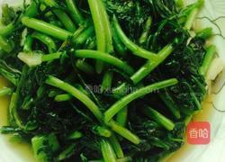 蒜香茼蒿的做法图解5