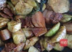 茄子红烧肉的做法图解8