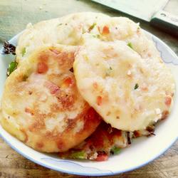菜蔬火腿土豆饼的做法[图]