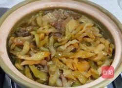 五花肉焖榨菜的做法图解5